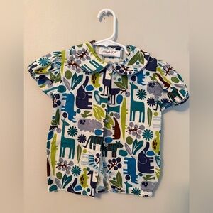 Hannah Kate Animal Print Kids Shirt